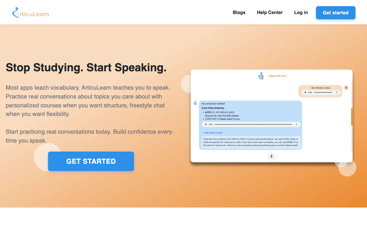 ArticuLearn — preview screenshot