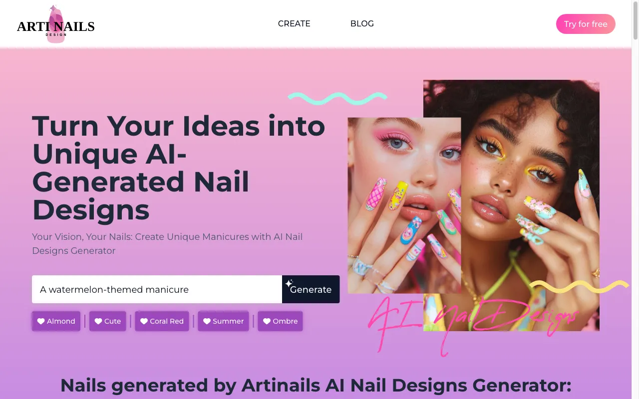 Artinails — preview screenshot