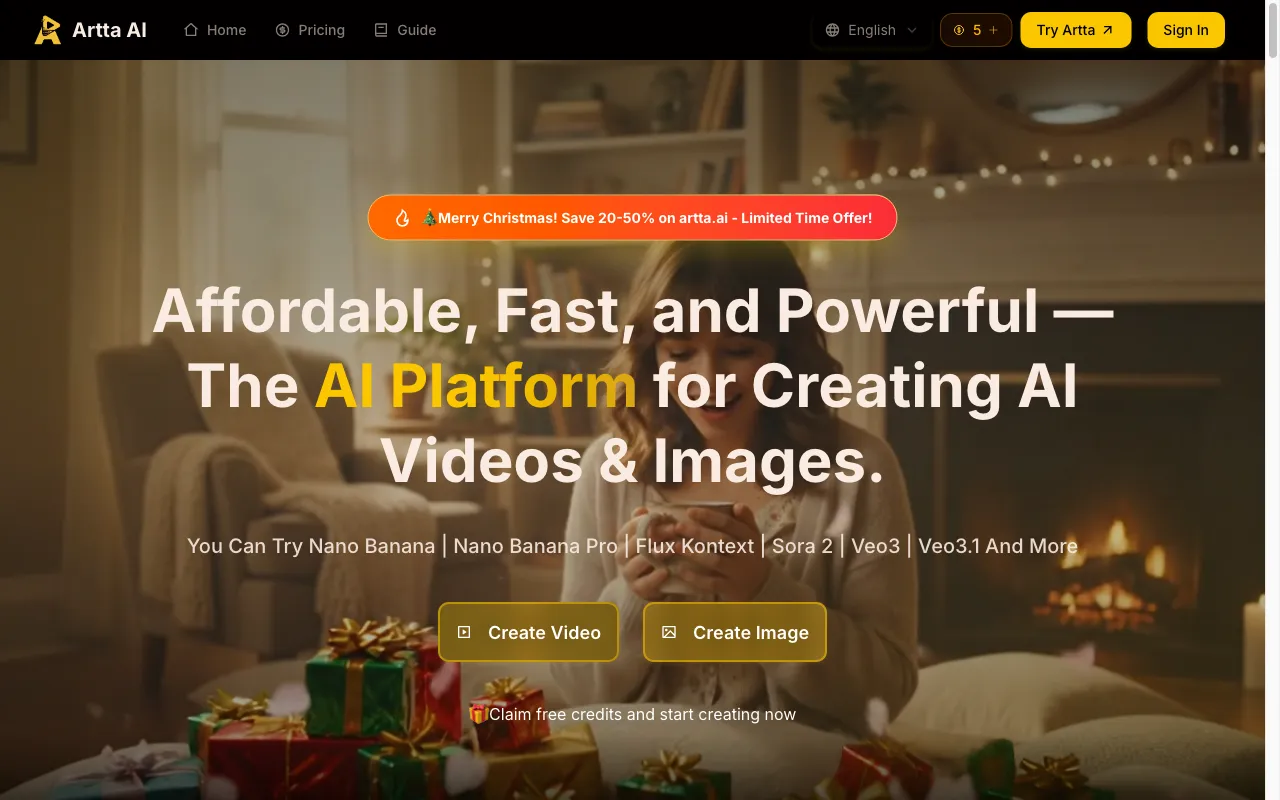Artta AI — preview screenshot
