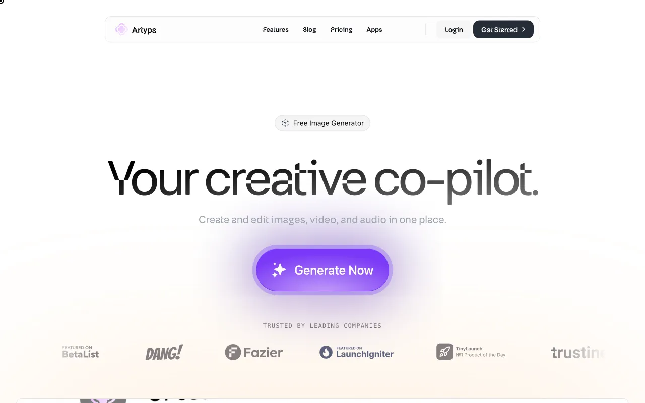 Artypa — preview screenshot
