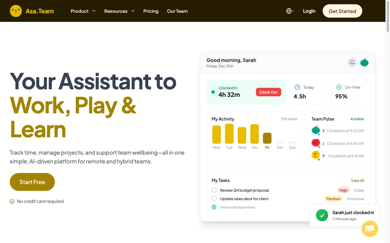 Asa.team — preview screenshot