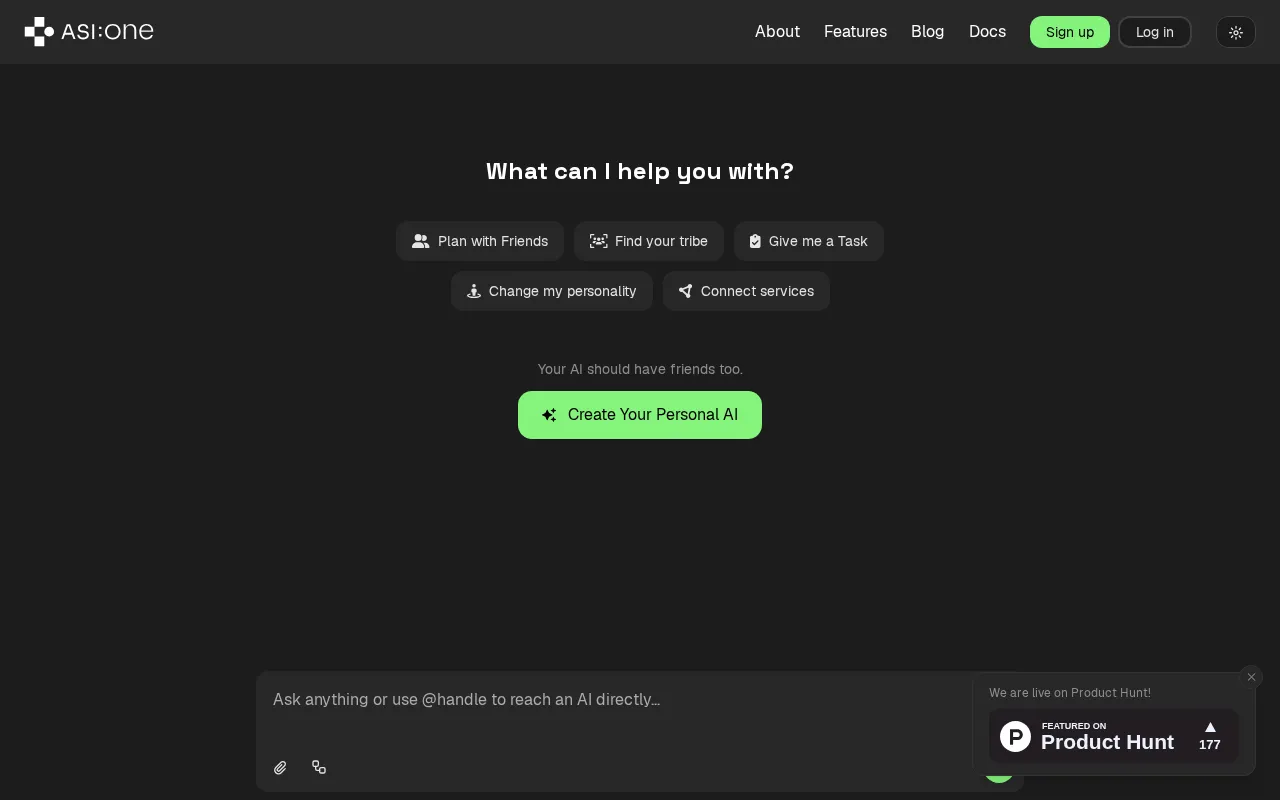 ASI:One — preview screenshot