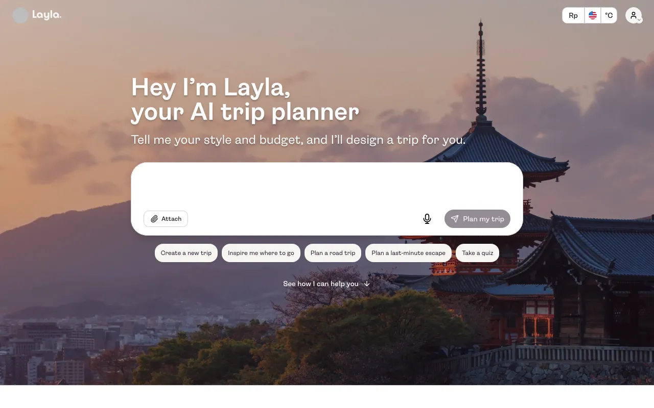 Ask Layla — preview screenshot
