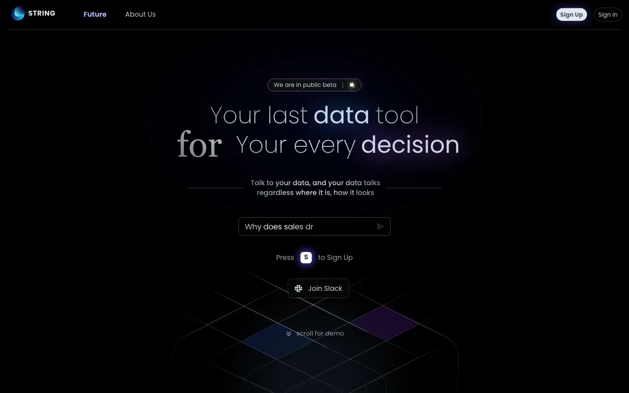 Ask String — preview screenshot