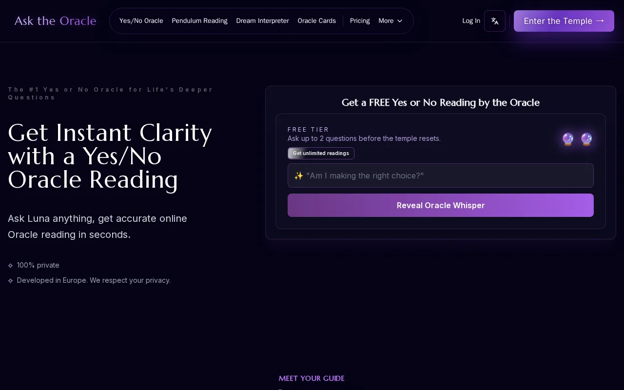 Ask The Oracle — preview screenshot