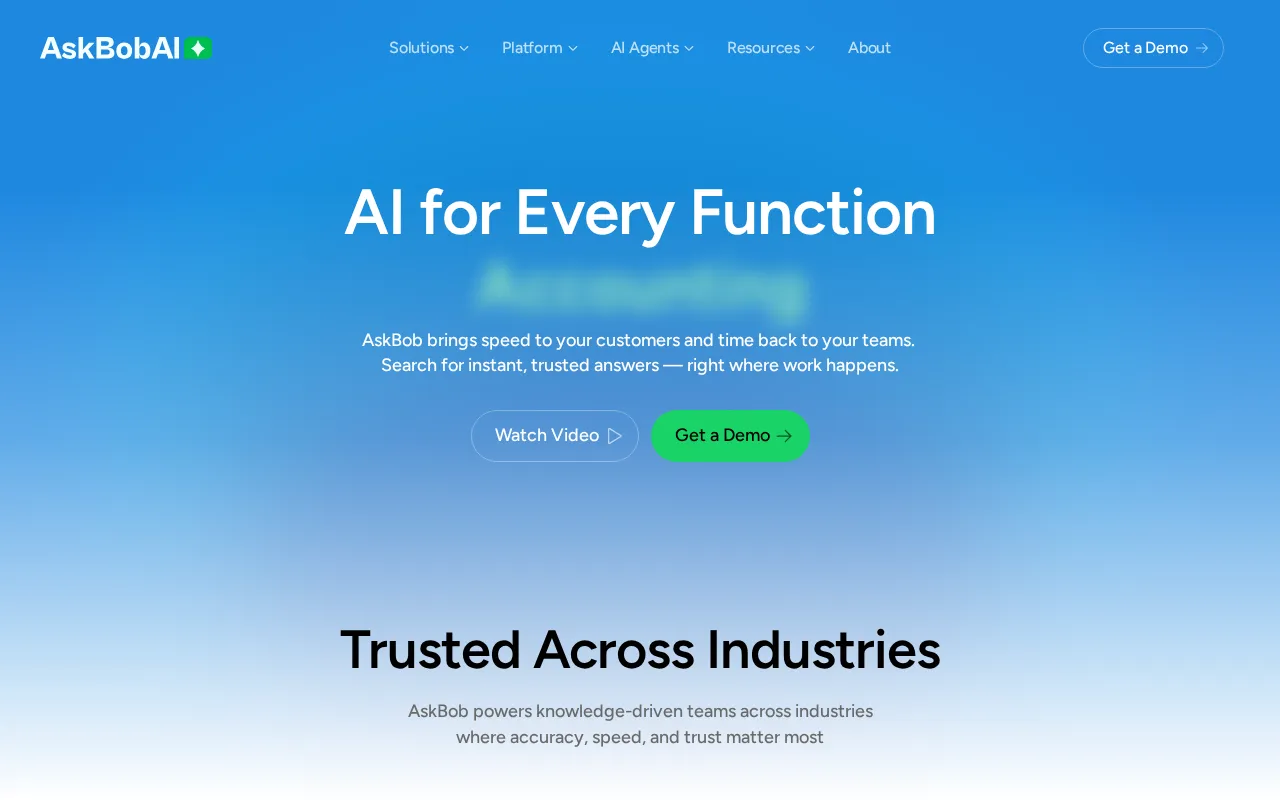 AskBob — preview screenshot