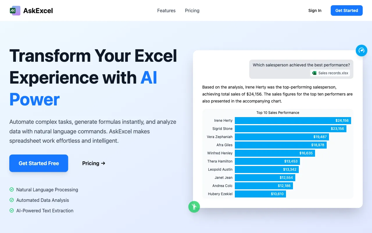 landing — preview screenshot