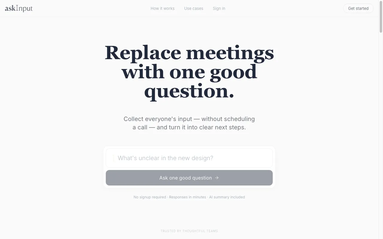 askInput — preview screenshot