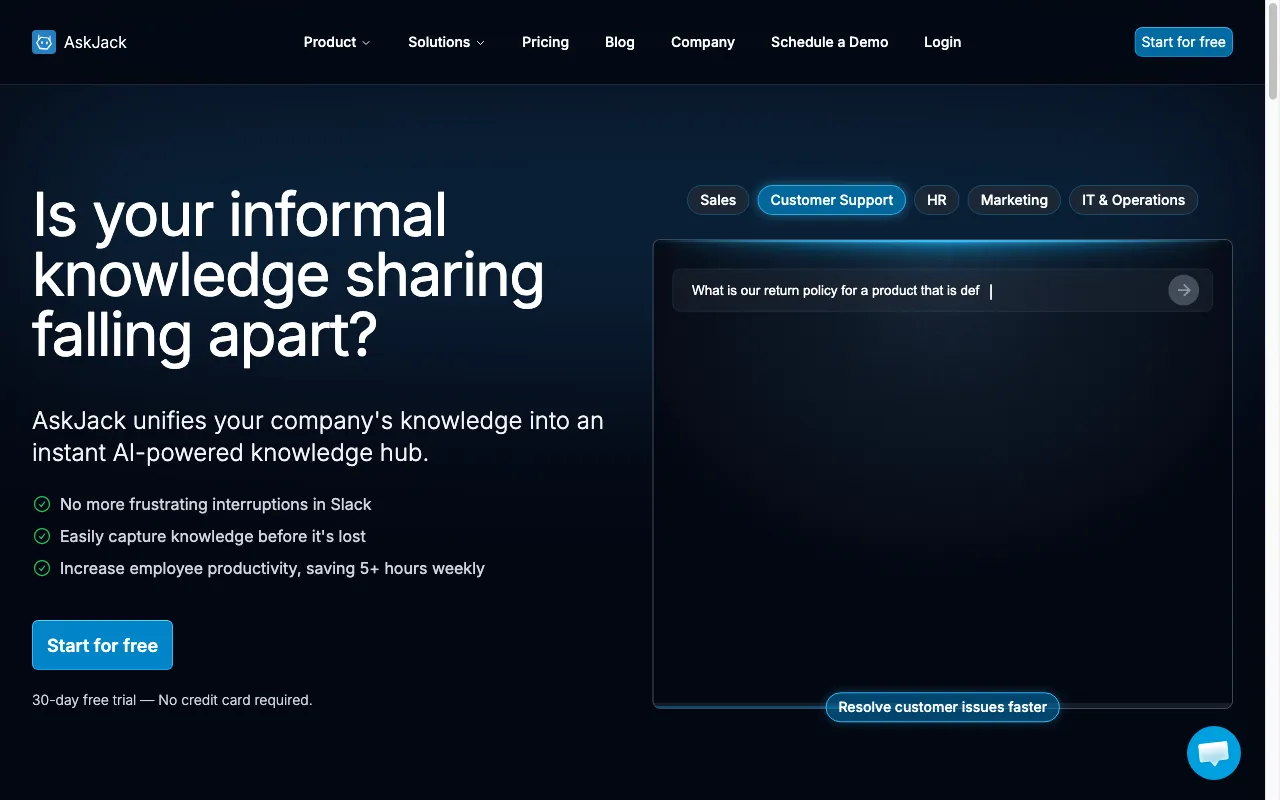 AskJack — preview screenshot