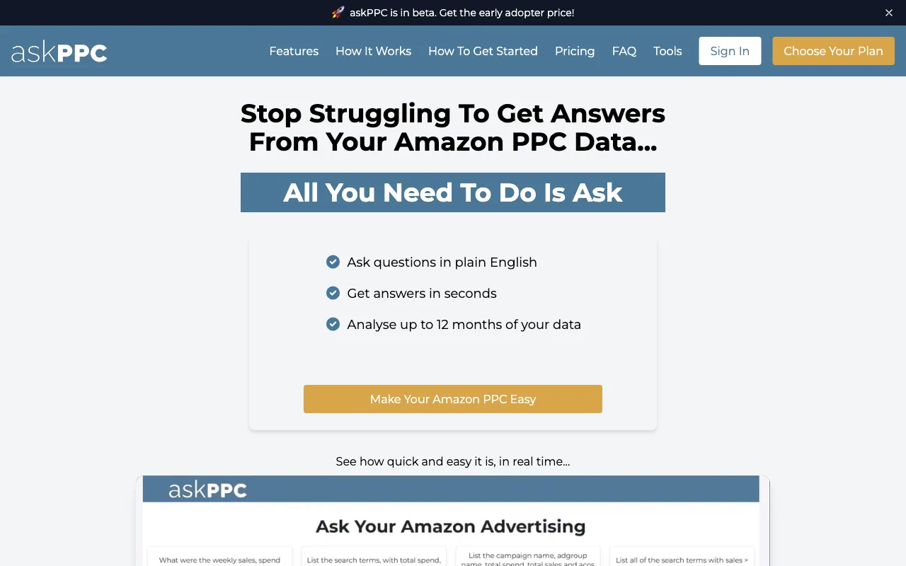 askPPC — pricing page
