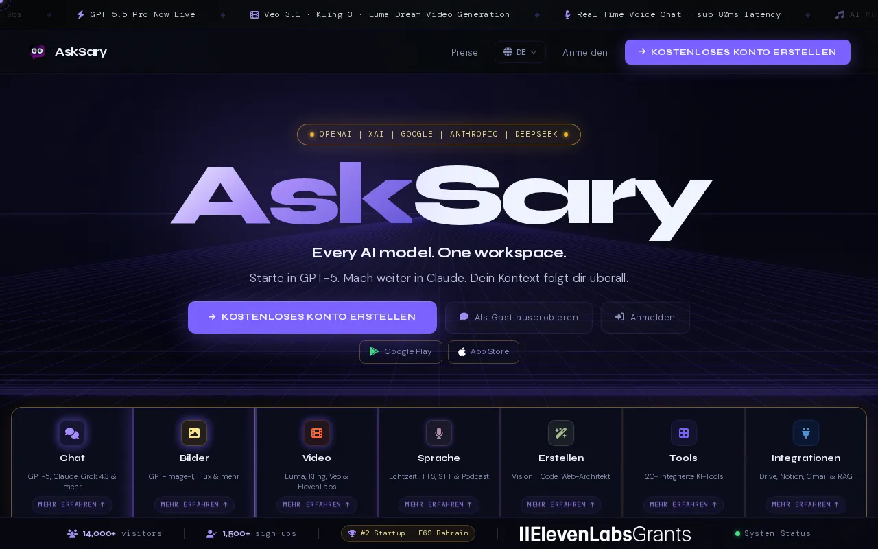 AskSary — preview screenshot