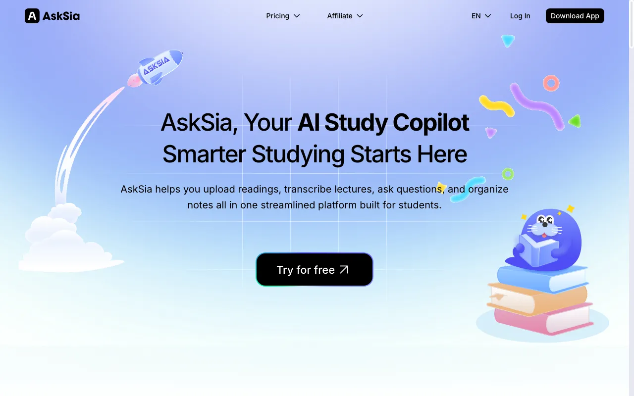Asksia — preview screenshot