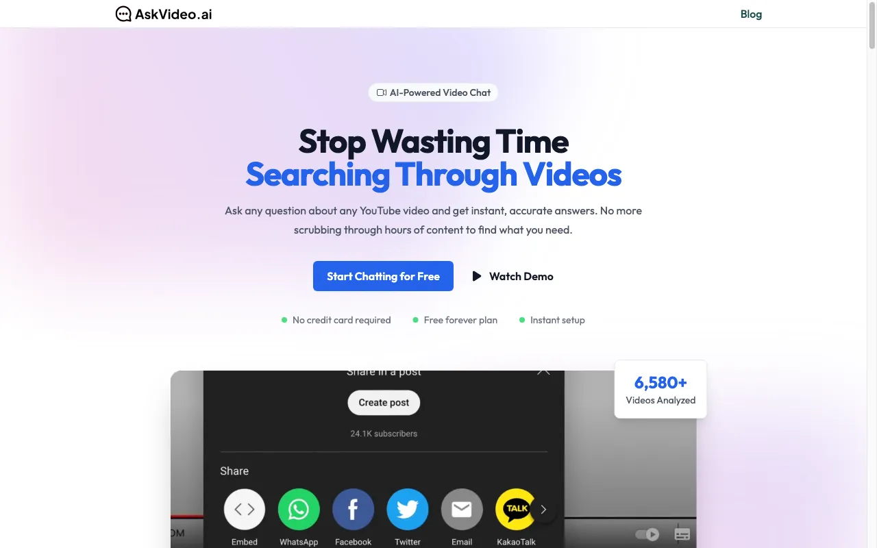 AskVideo.ai — preview screenshot