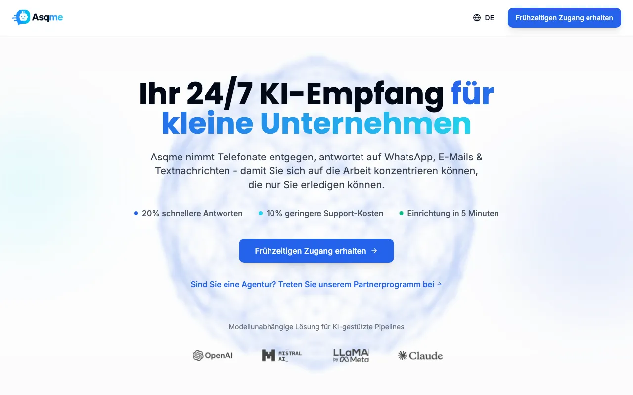 Asqme AI — preview screenshot