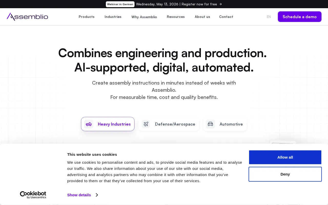 Assemblio — preview screenshot