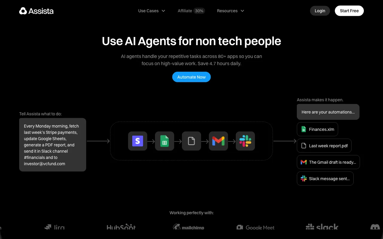 ASSISTA AI — preview screenshot