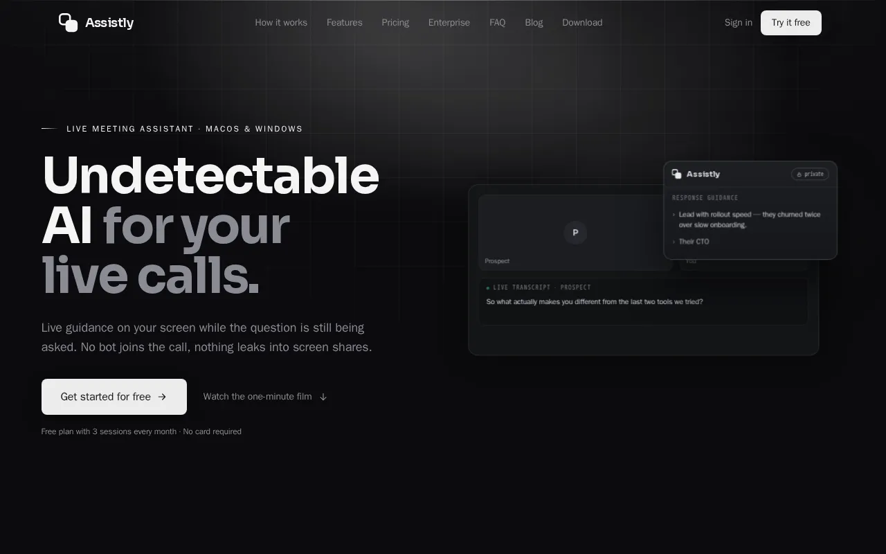 Assistly — preview screenshot