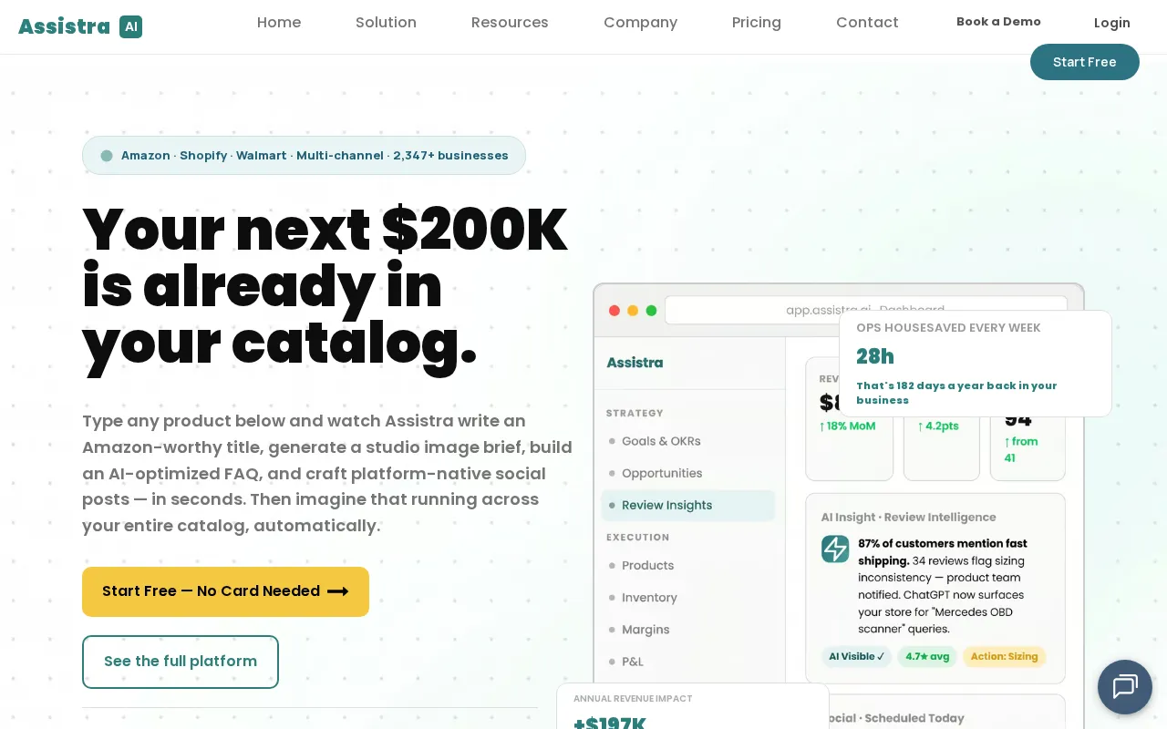 assistra.ai — preview screenshot