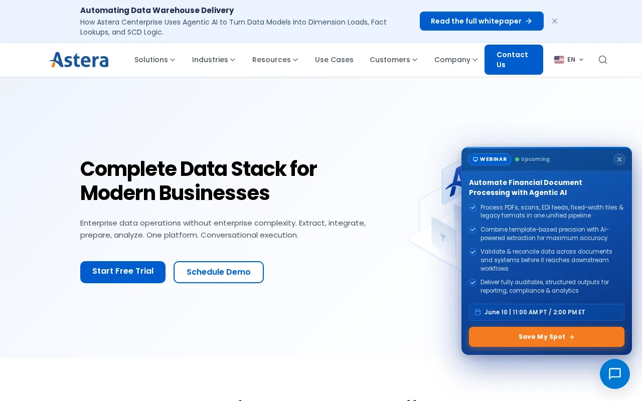 Astera ReportMiner — preview screenshot