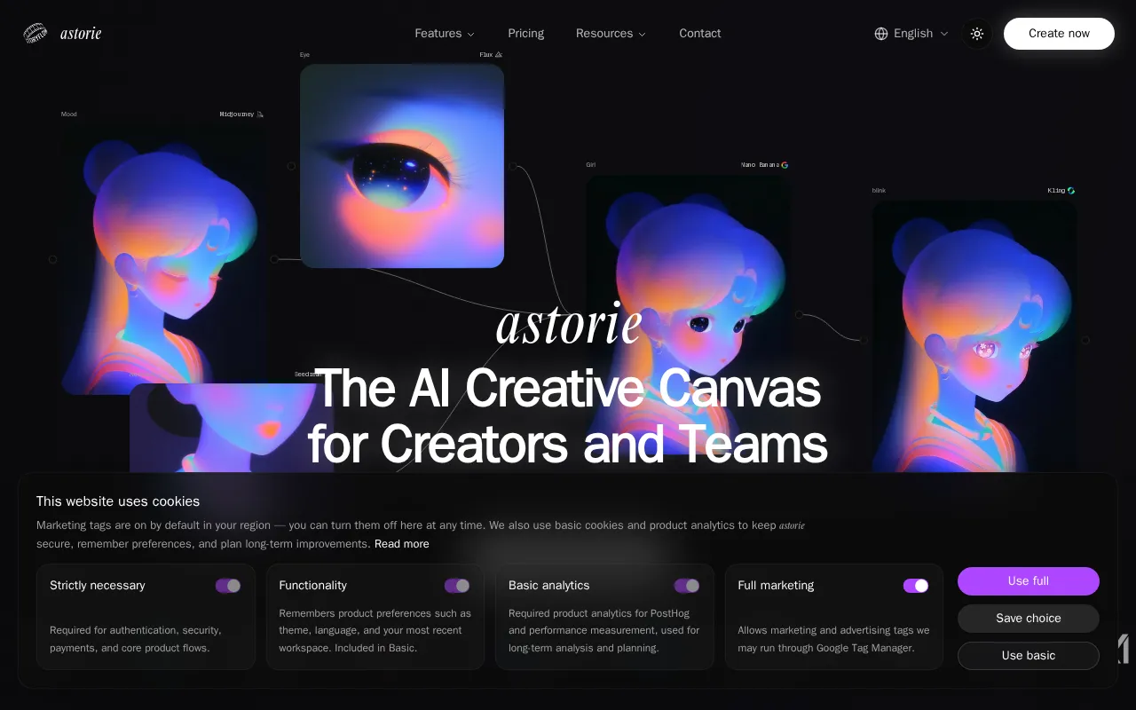 Astorie — preview screenshot