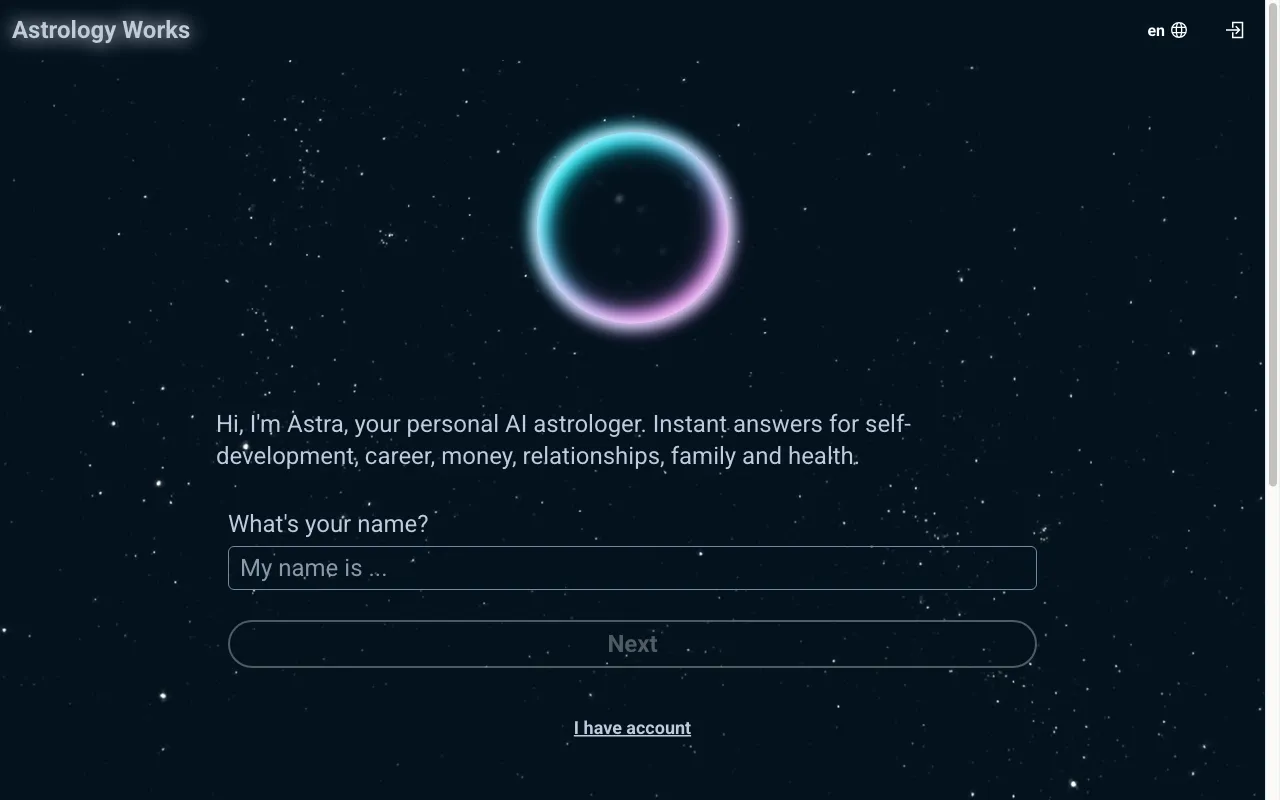 Astrology Works — preview screenshot