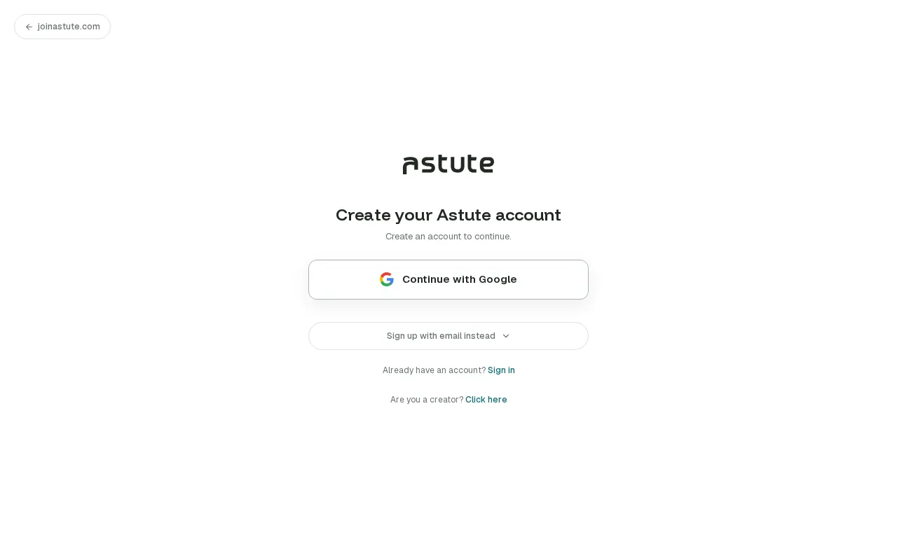 Astute — preview screenshot