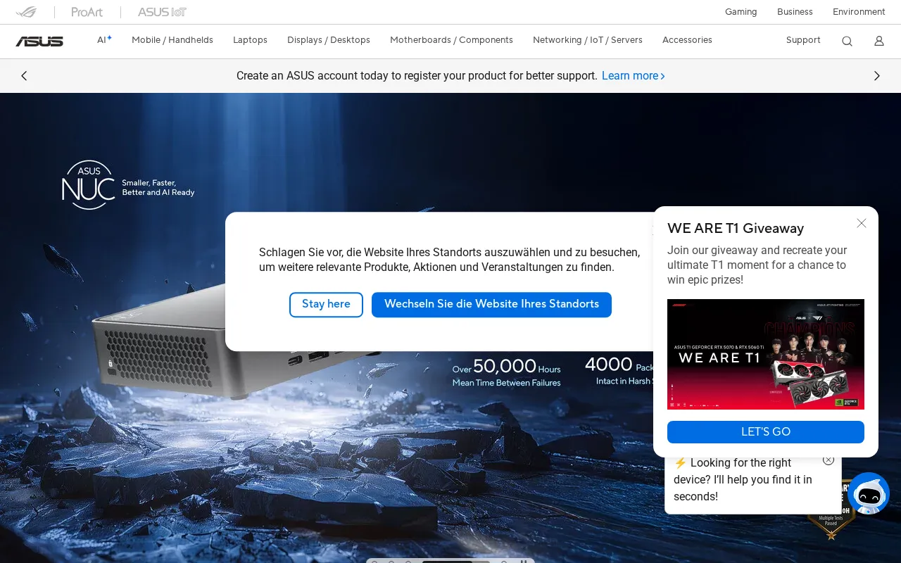 Asus — preview screenshot