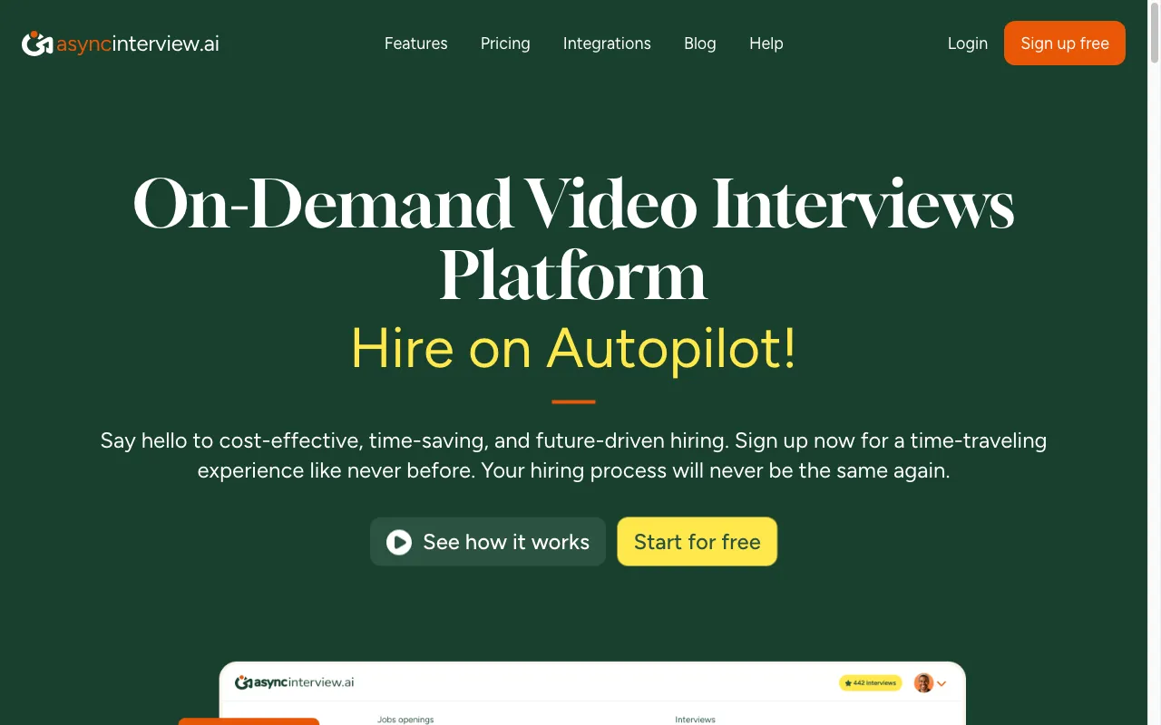 Async Interview — preview screenshot