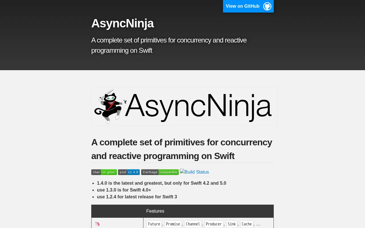 AsyncNinja — preview screenshot