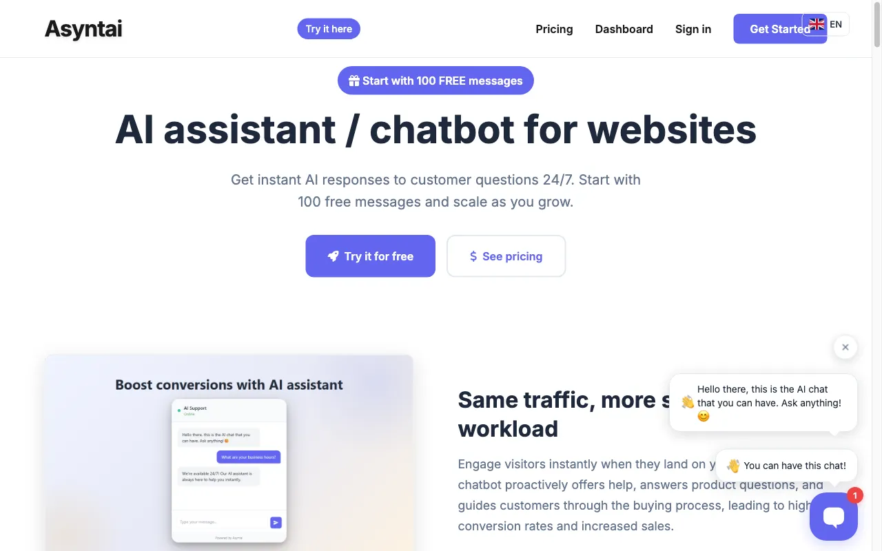 Asyntai — preview screenshot