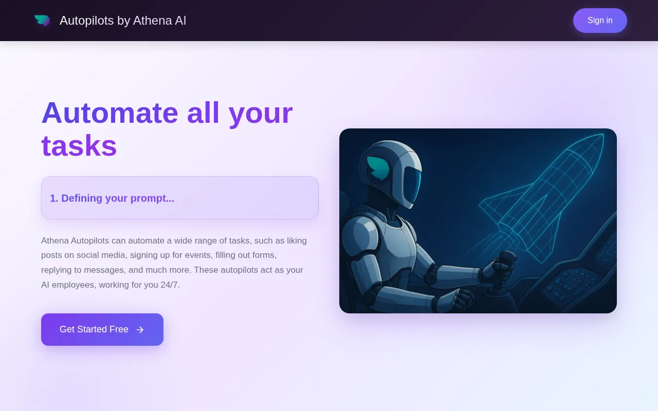 Autopilots by Athena AI — preview screenshot
