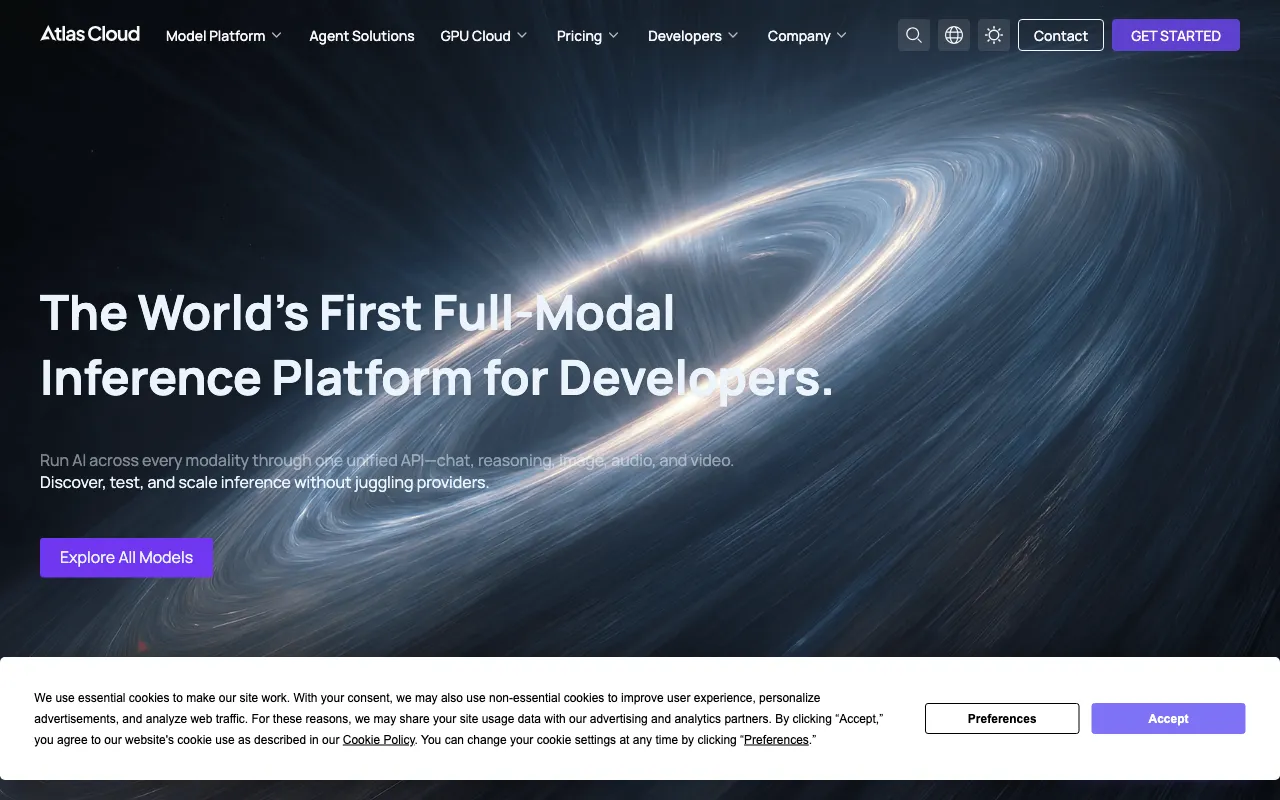 Atlas Cloud — preview screenshot