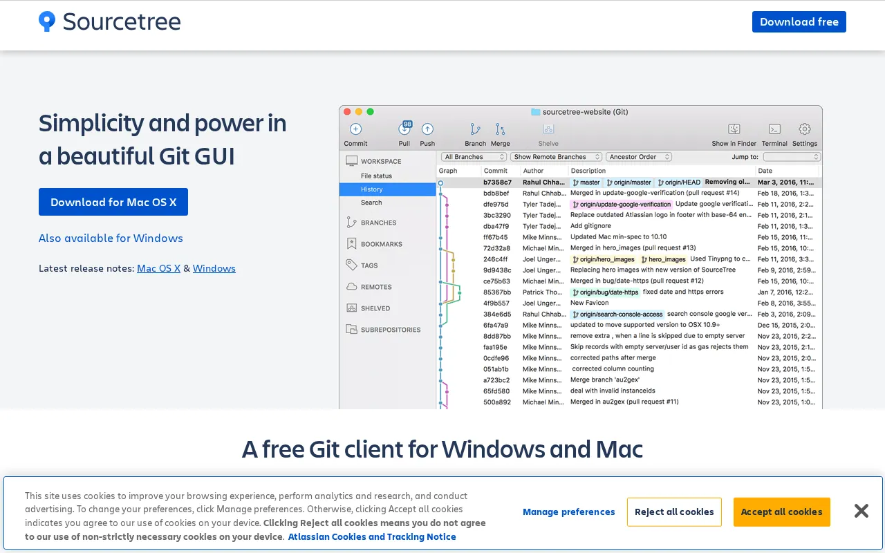 Atlassian Sourcetree — preview screenshot