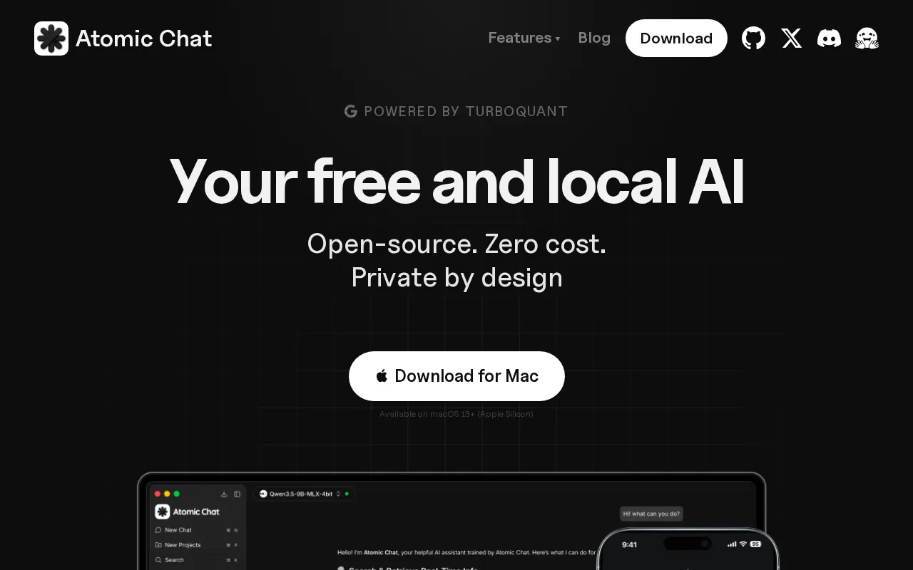 Atomic Chat — preview screenshot