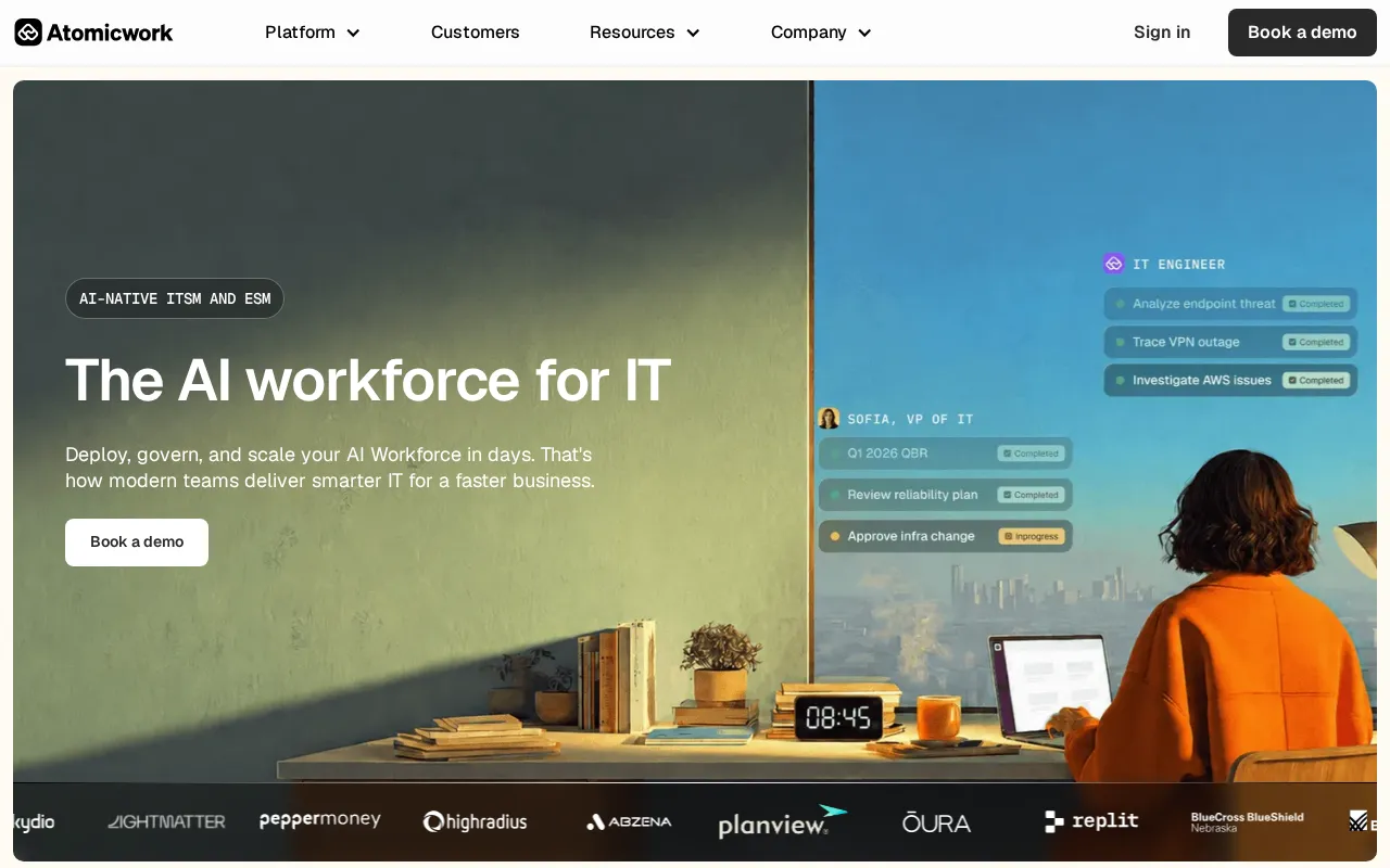 Atomicwork — preview screenshot