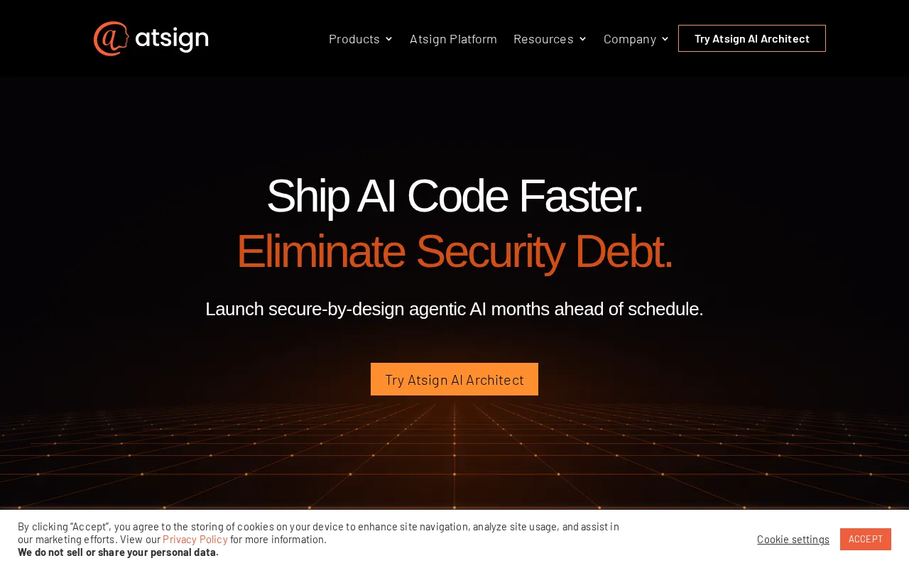 Atsign — preview screenshot