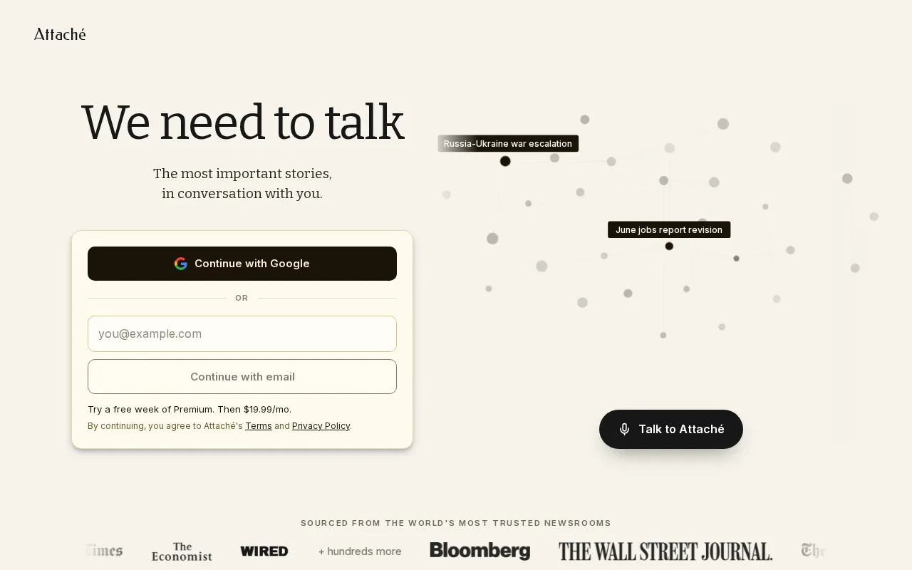 Attaché — preview screenshot