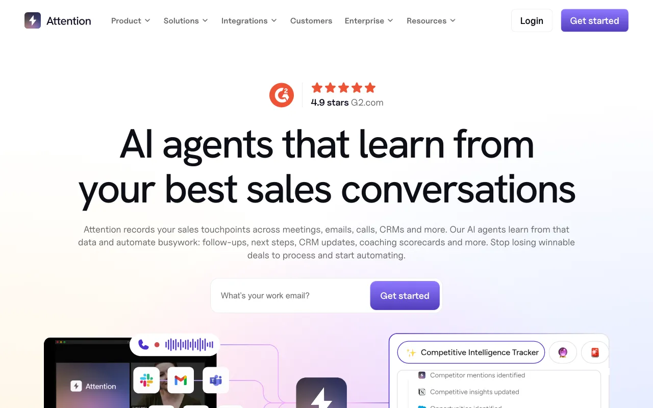 Attention — preview screenshot