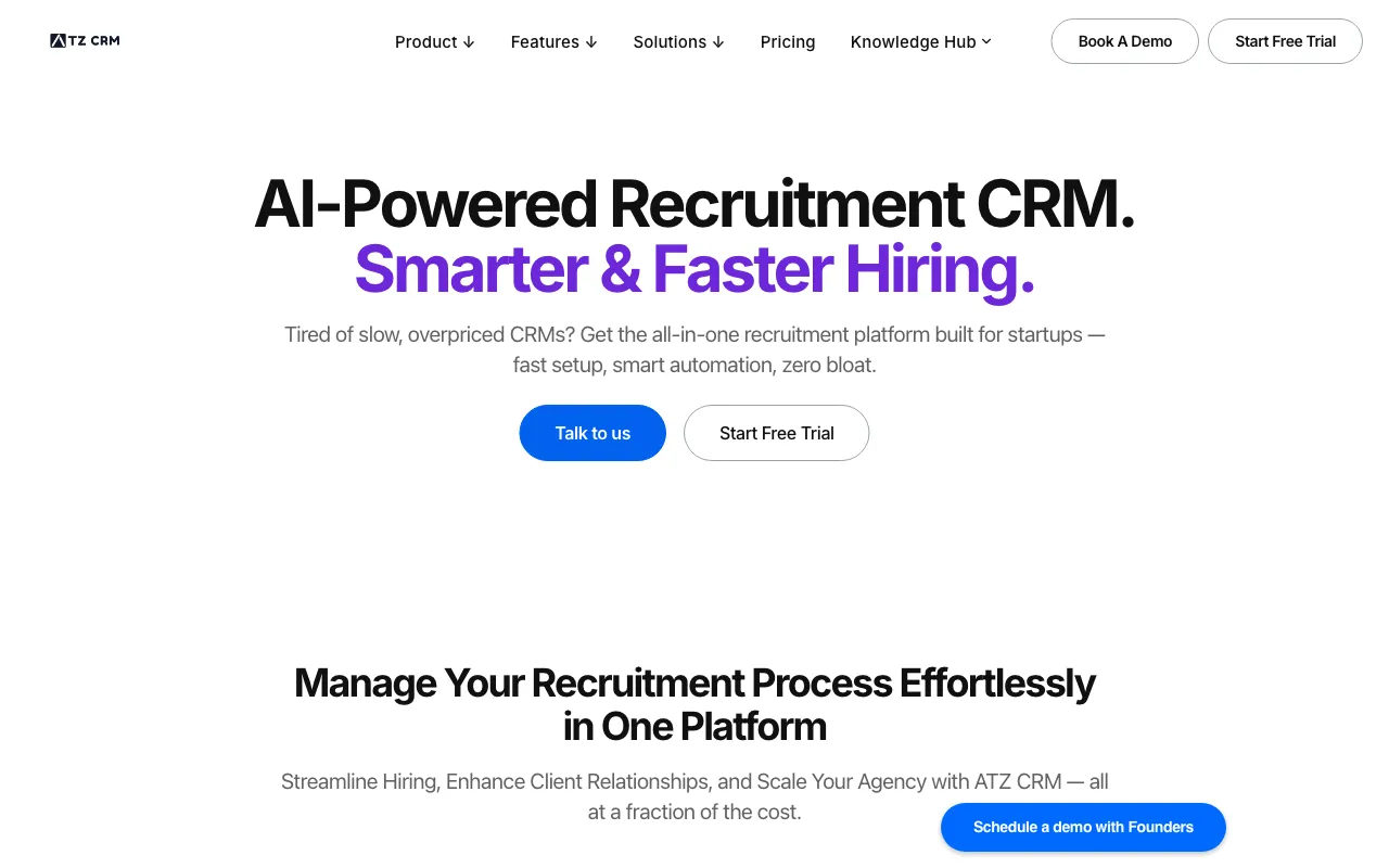 ATZ CRM — preview screenshot