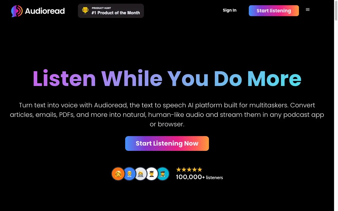 Audioread — preview screenshot
