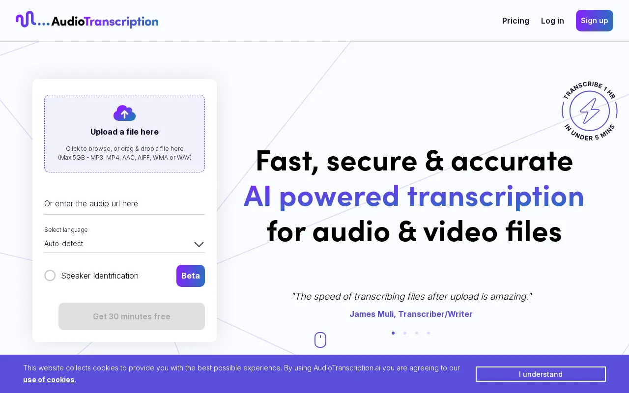 AudioTranscription — preview screenshot