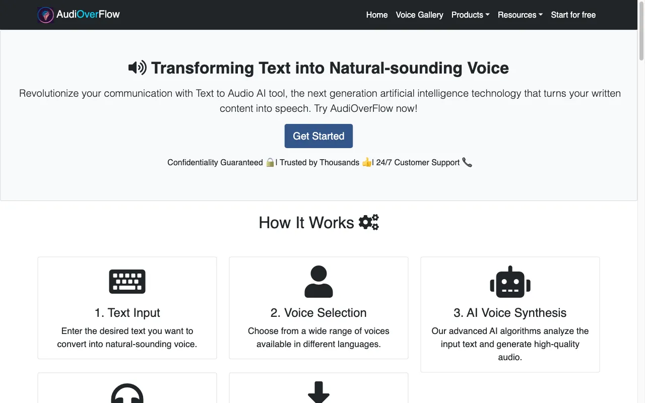 AudiOverFlow — preview screenshot