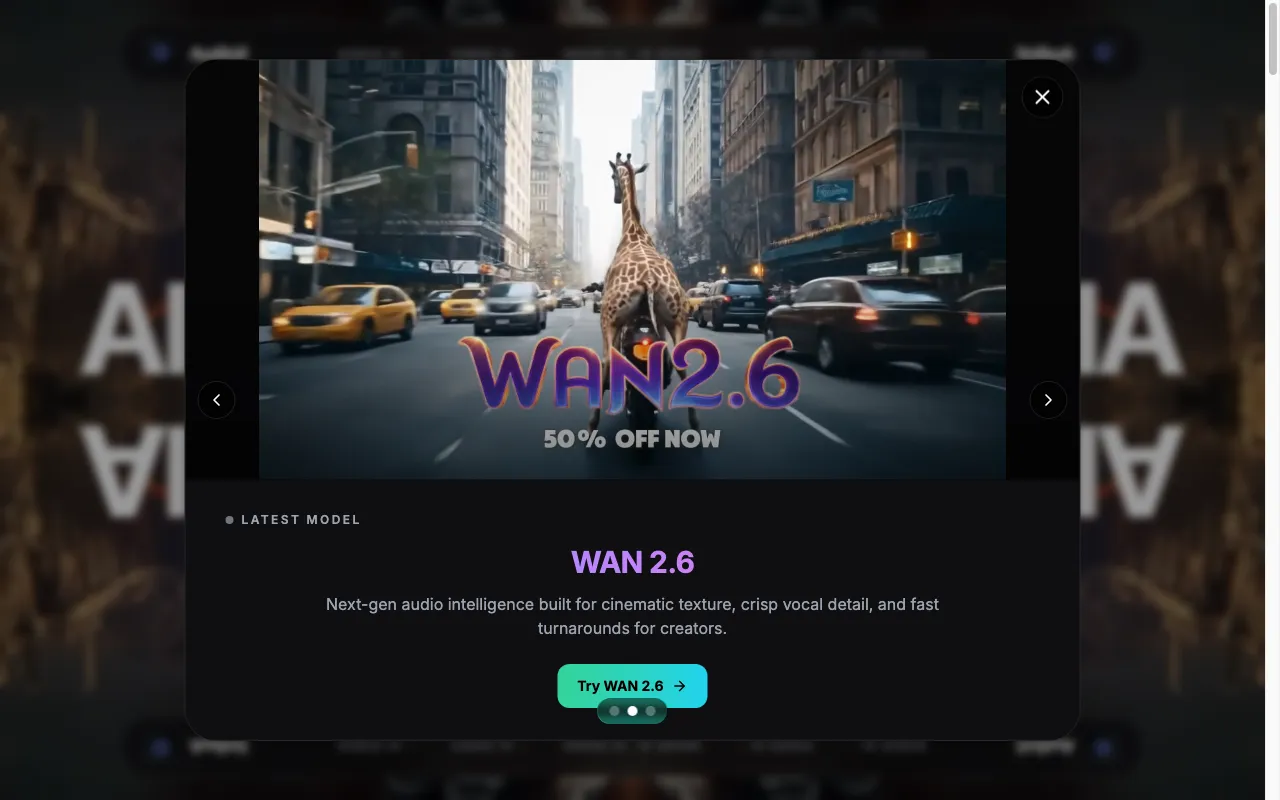 AudioX — preview screenshot