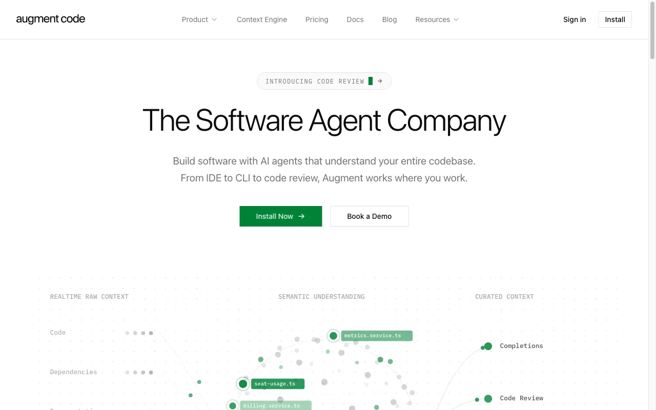 Augment Code — preview screenshot