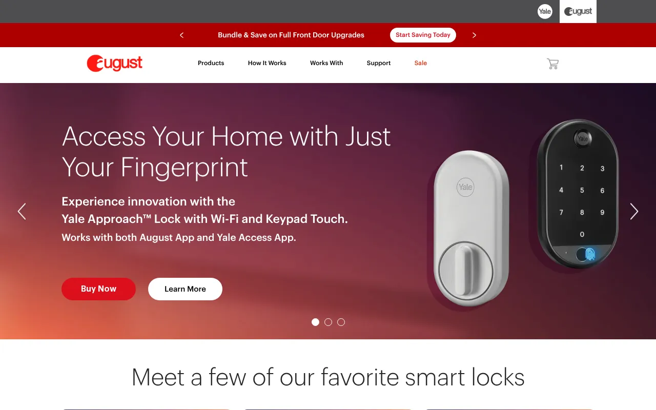 August Home — preview screenshot