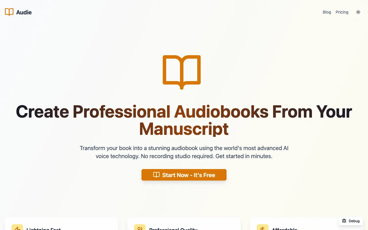 Audie — preview screenshot