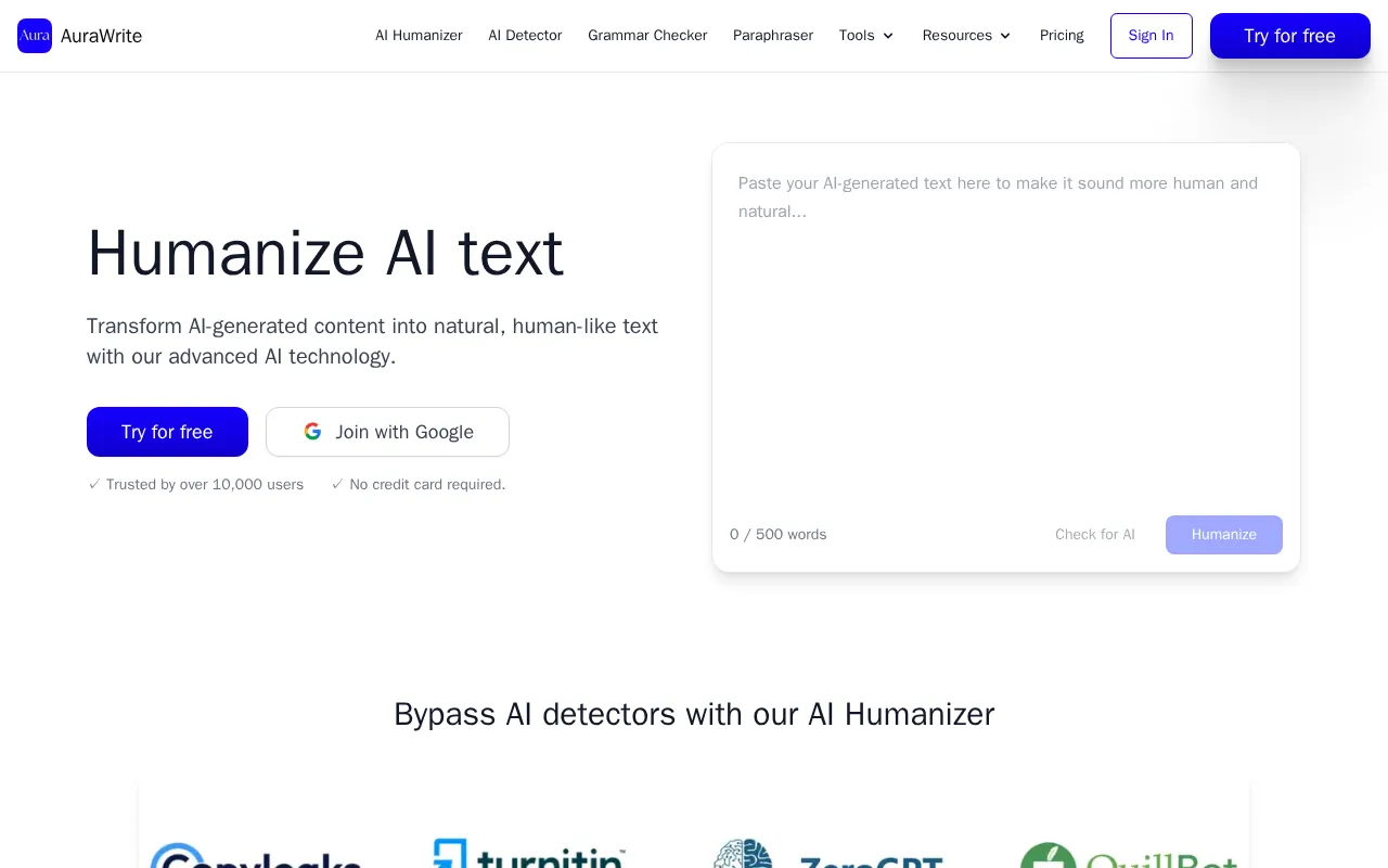 AuraWrite — preview screenshot