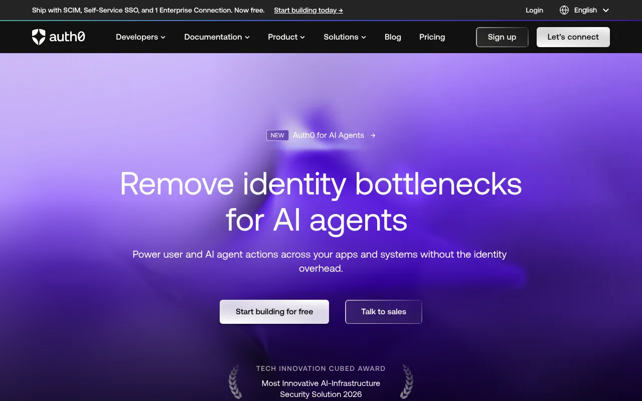 Auth0 — preview screenshot
