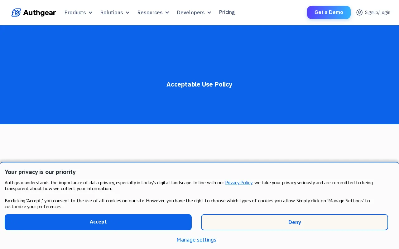 Authgear ONCE — pricing page
