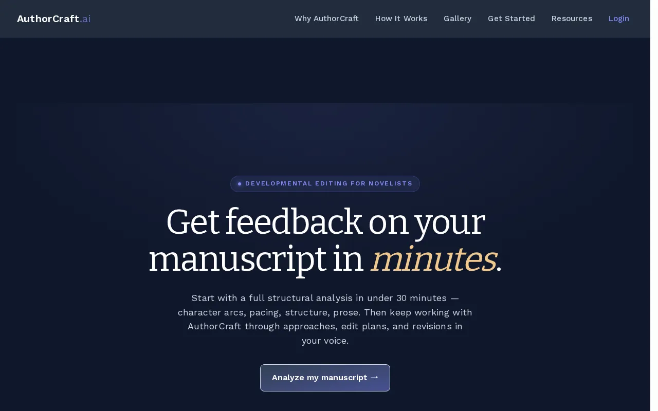 Authorcraft — preview screenshot